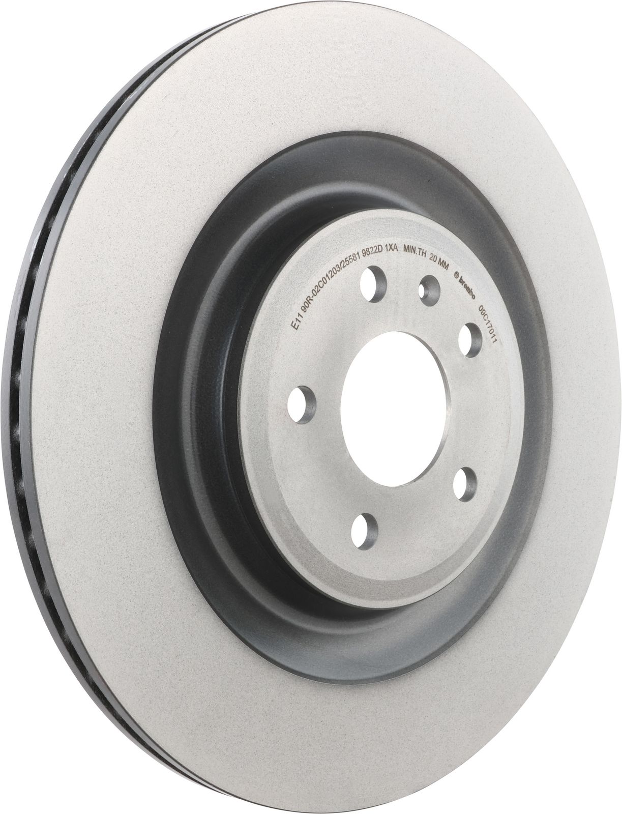 PRIME UV Coated Rear Disc Brake Rotor - 09.C170.11_01