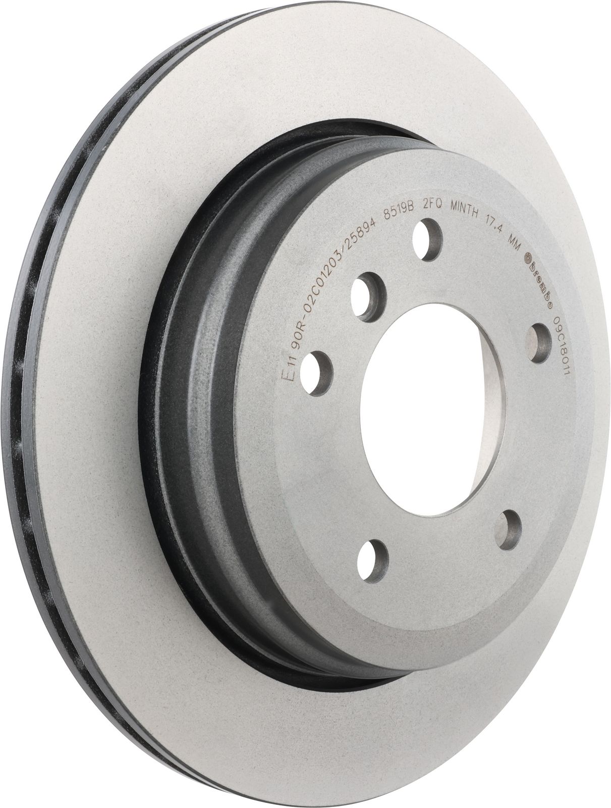 PRIME UV Coated Rear Disc Brake Rotor - 09.C180.11_01