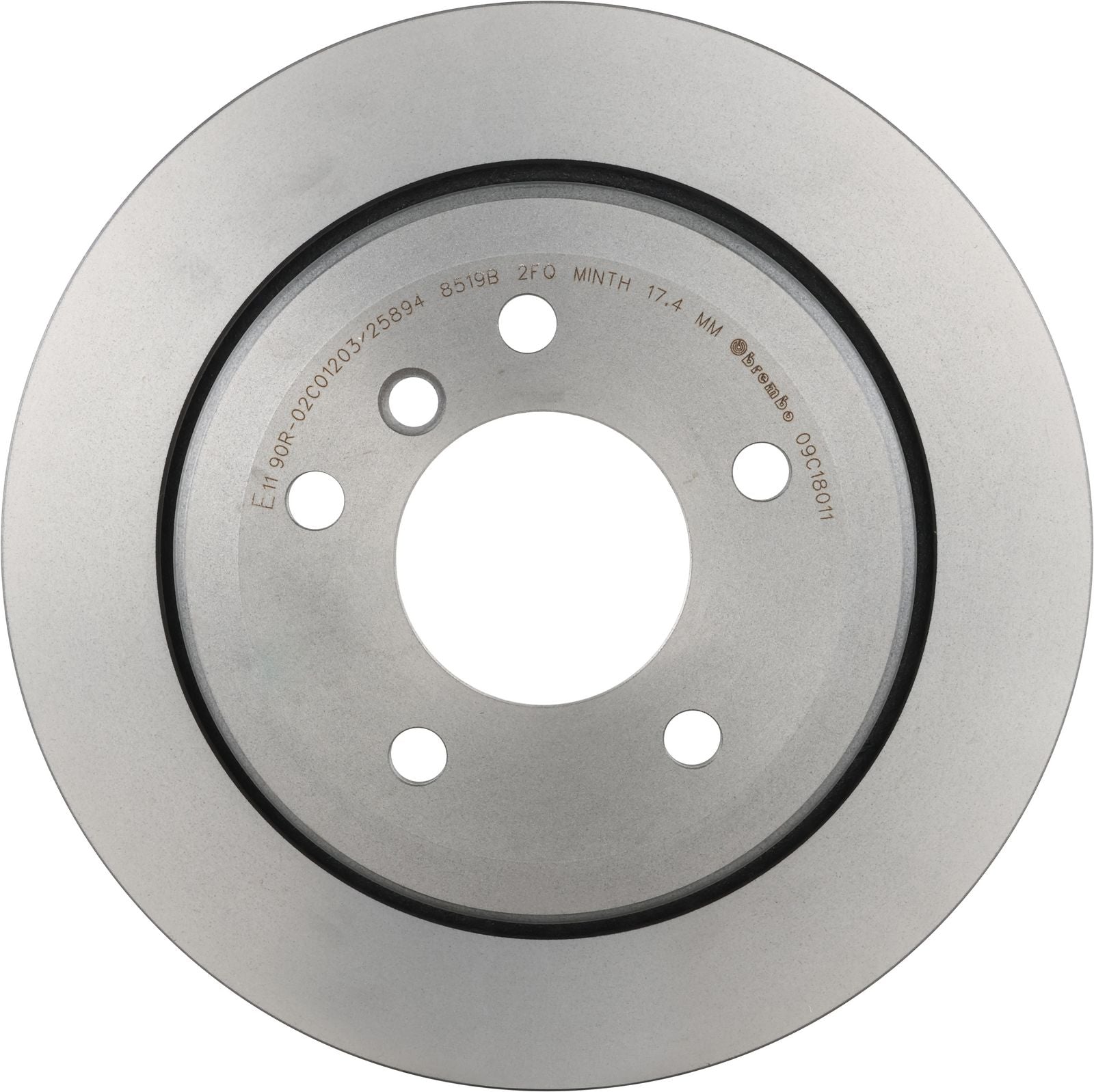 PRIME UV Coated Rear Disc Brake Rotor - 09.C180.11_03