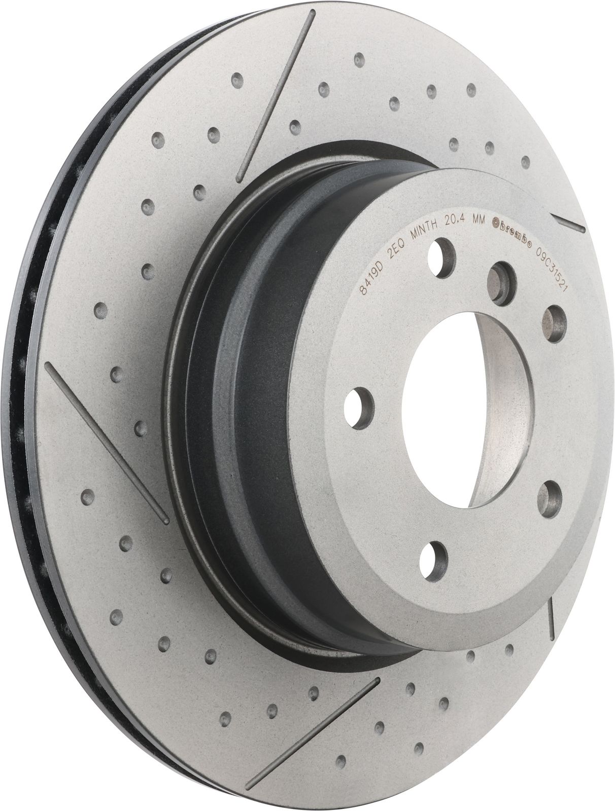PRIME UV Coated Rear Disc Brake Rotor - 09.C315.21_01