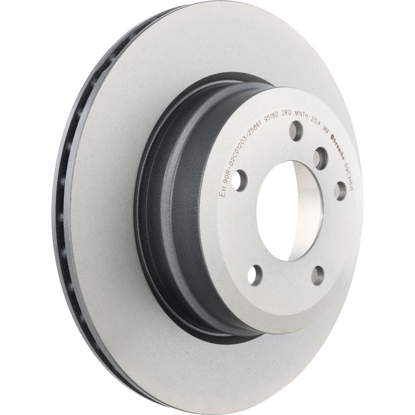 PRIME UV Coated Rear Disc Brake Rotor - 09.C315.11_02