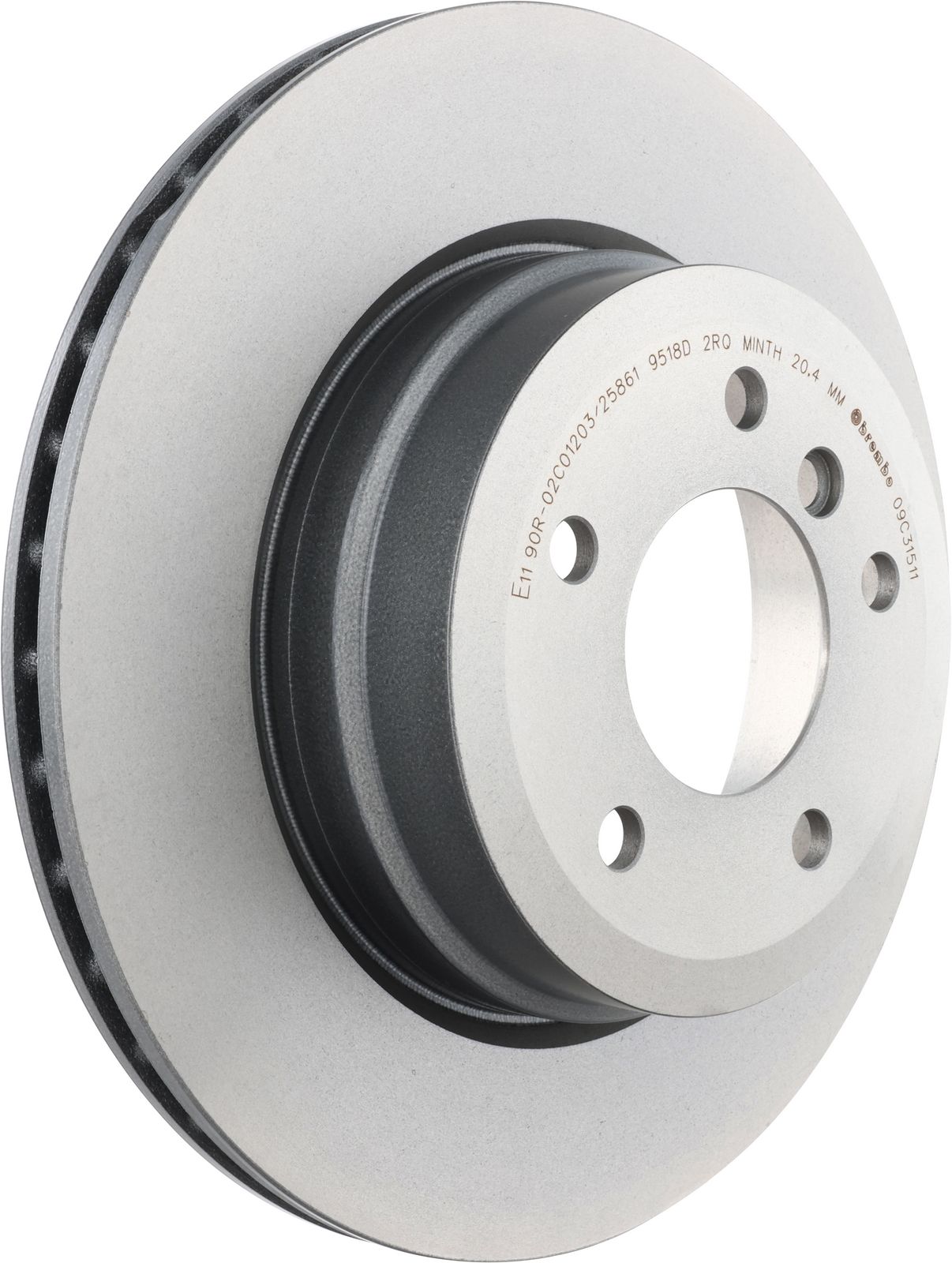 PRIME UV Coated Rear Disc Brake Rotor - 09.C315.11_01