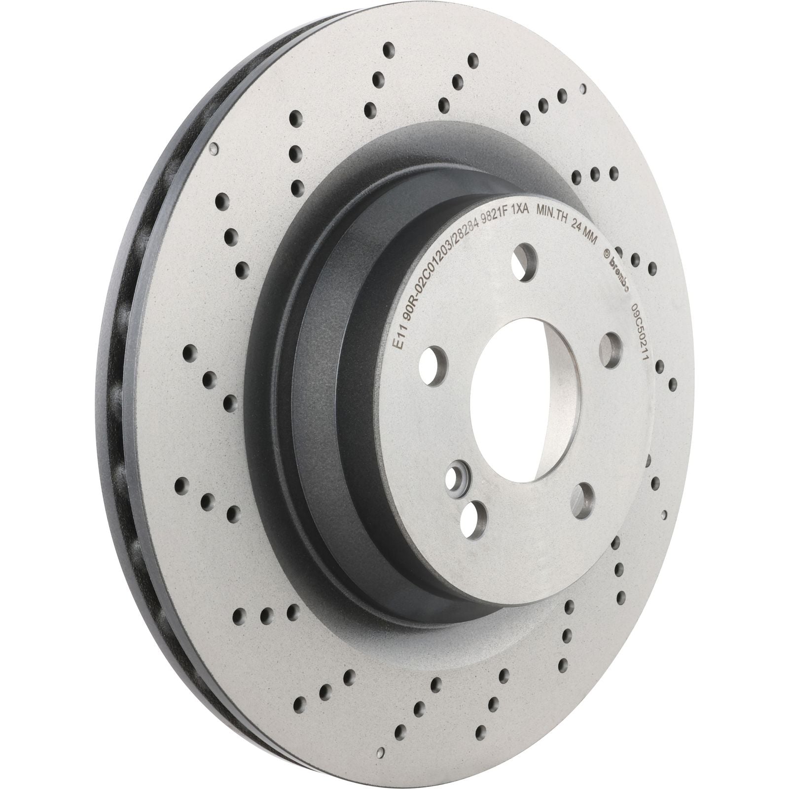 PRIME UV Coated Rear Disc Brake Rotor - 09.C502.11_01