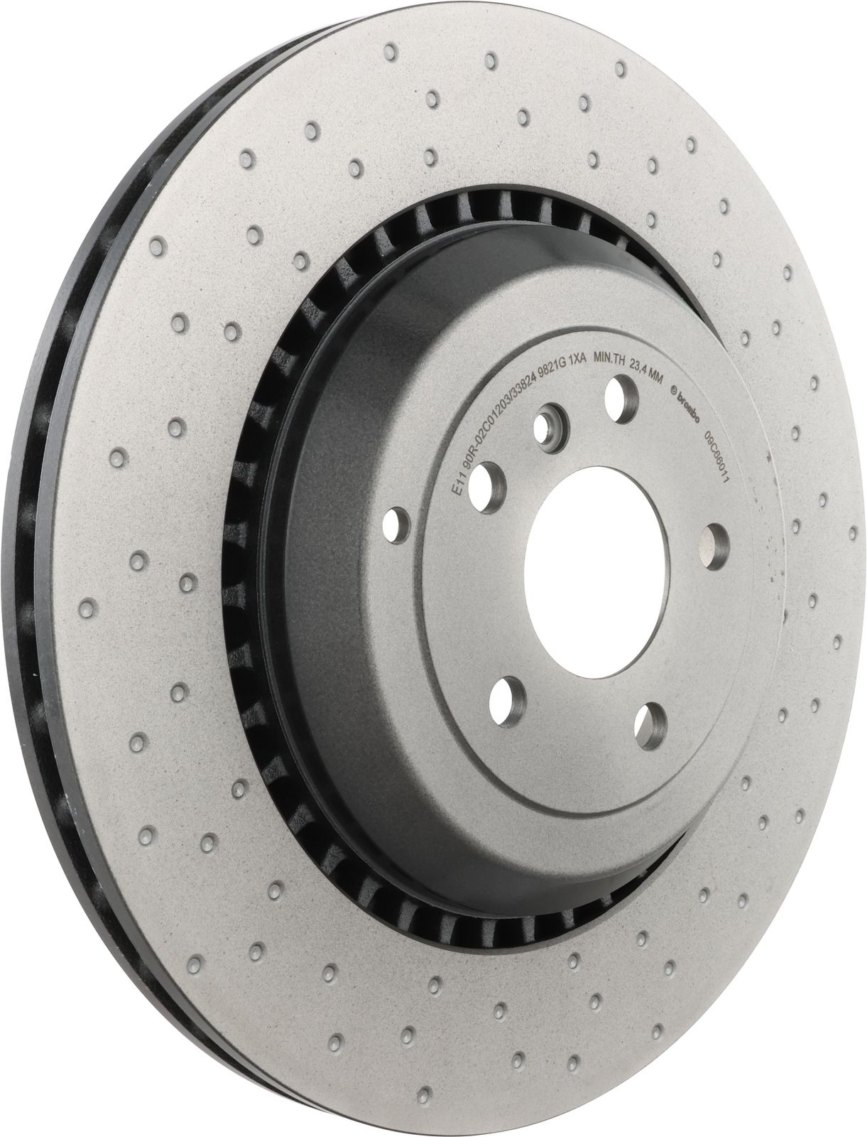 PRIME UV Coated Rear Disc Brake Rotor - 09.C660.11_01