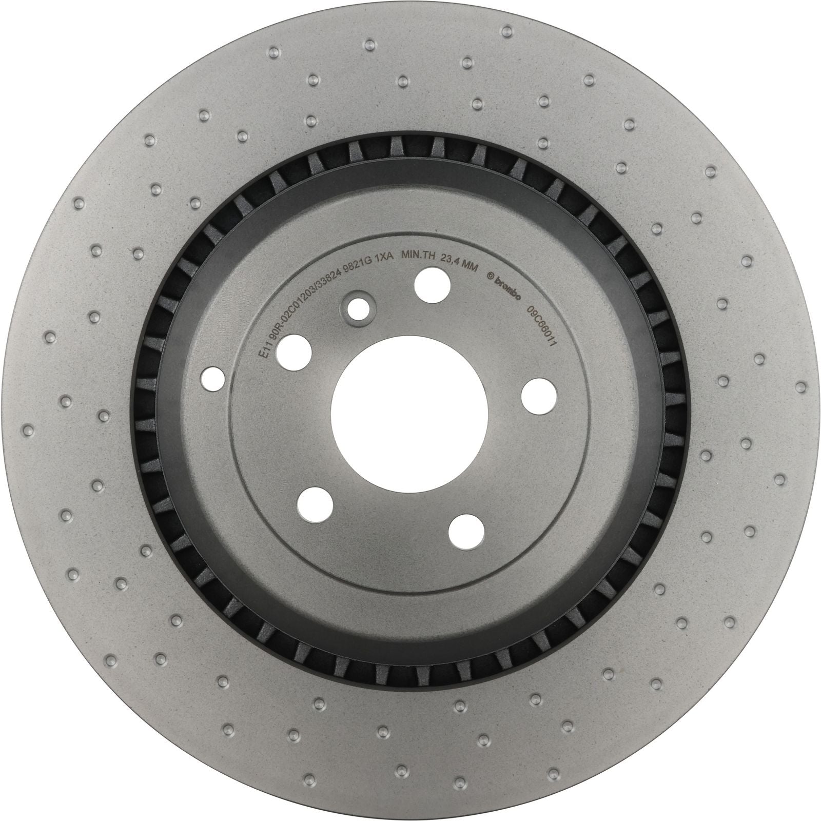 PRIME UV Coated Rear Disc Brake Rotor - 09.C660.11_03