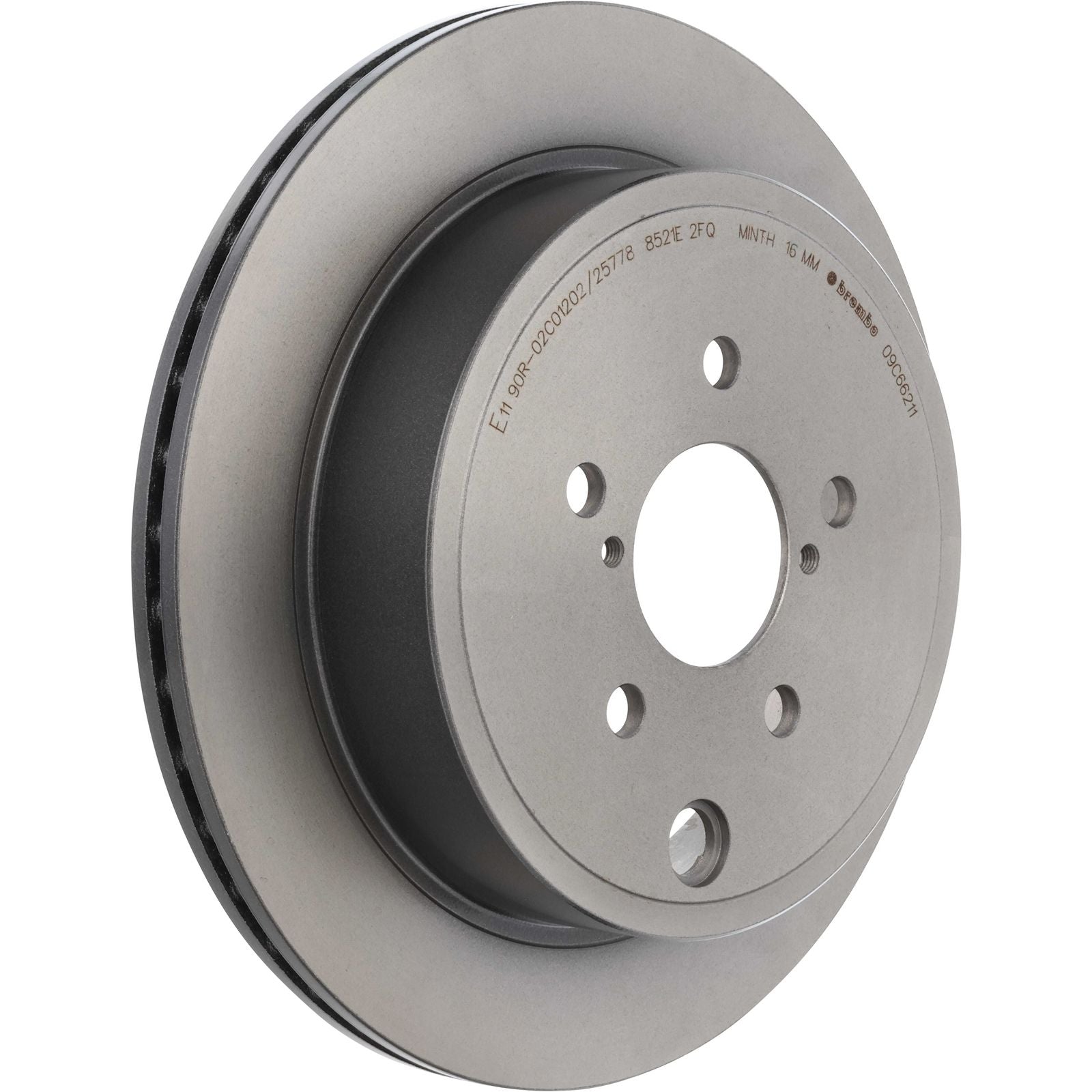 PRIME UV Coated Rear Disc Brake Rotor - 09.C662.11_01
