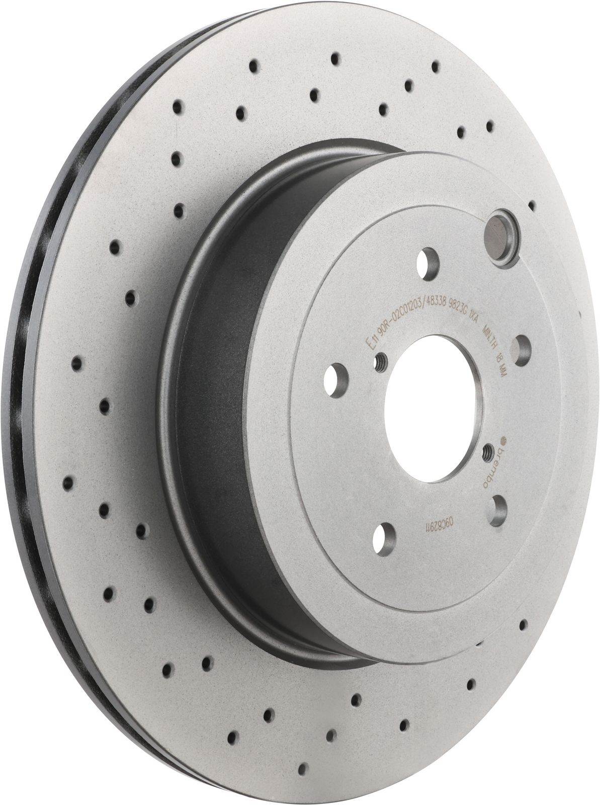 PRIME UV Coated Rear Disc Brake Rotor - 09.C829.11_01