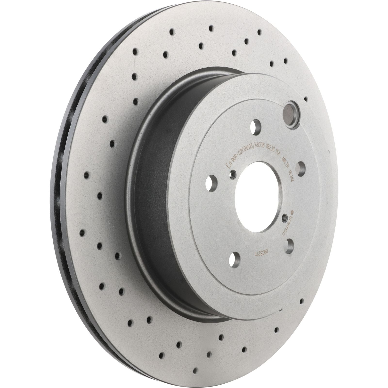 PRIME UV Coated Rear Disc Brake Rotor - 09.C829.11_01