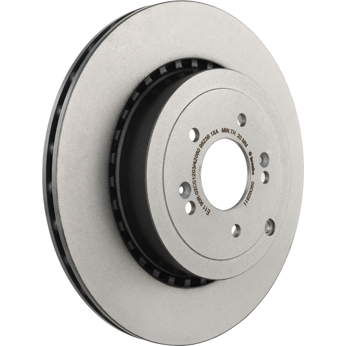 PRIME UV Coated Rear Disc Brake Rotor - 09.D028.11_01