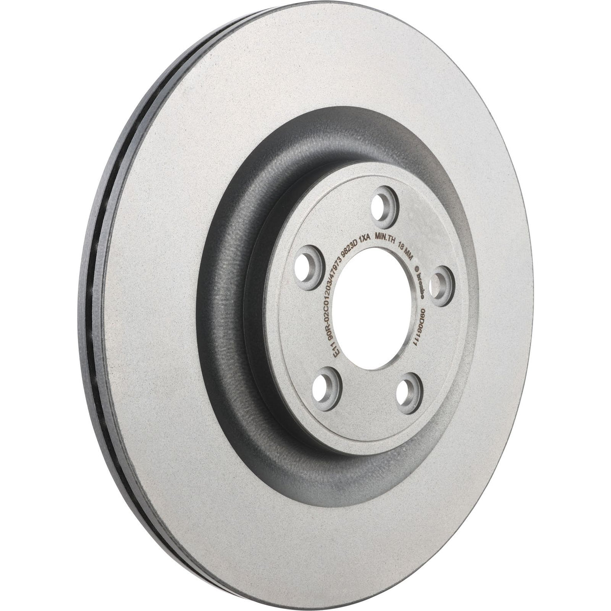 PRIME UV Coated Rear Disc Brake Rotor - 09.D061.11_01