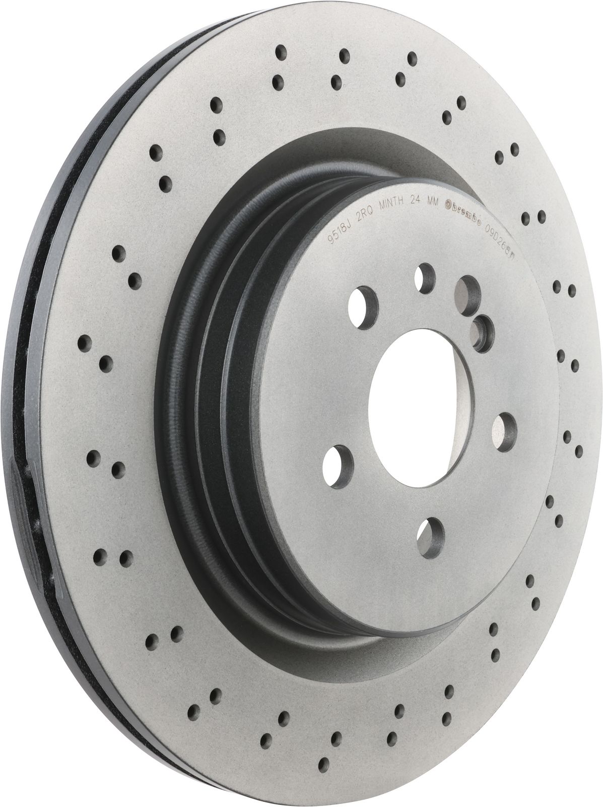 PRIME UV Coated Rear Disc Brake Rotor - 09.D268.11_01