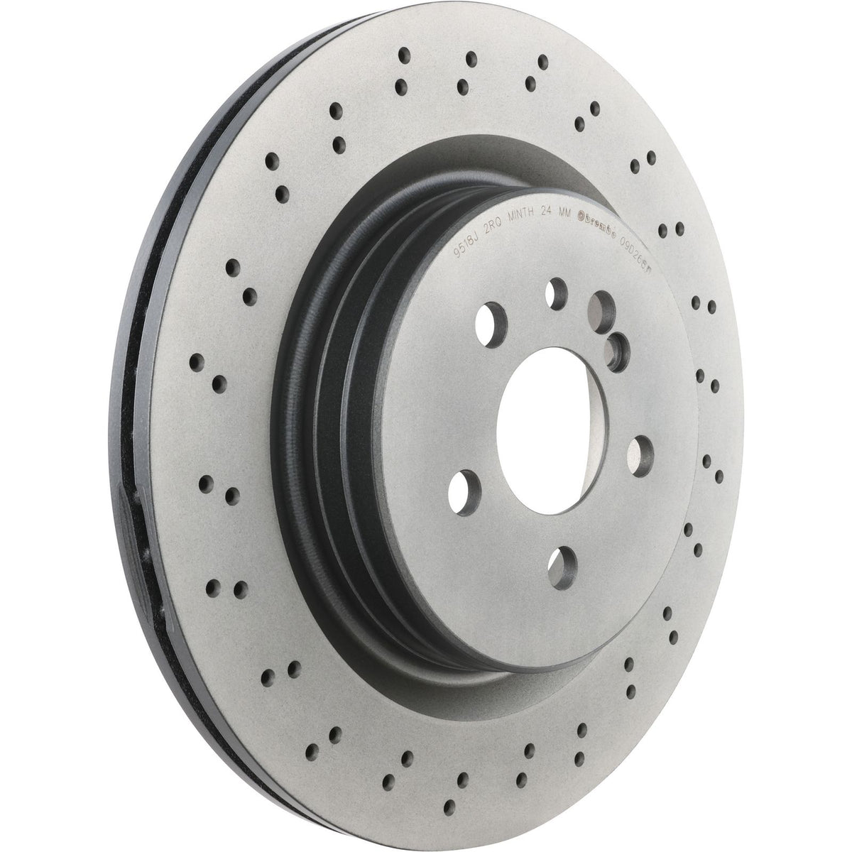 PRIME UV Coated Rear Disc Brake Rotor - 09.D268.11_01
