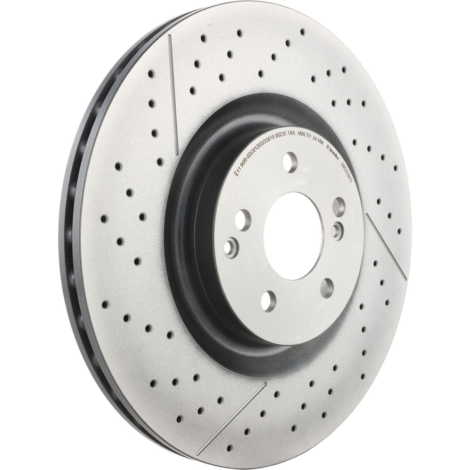 PRIME UV Coated Rear Disc Brake Rotor - 09.D339.11_01