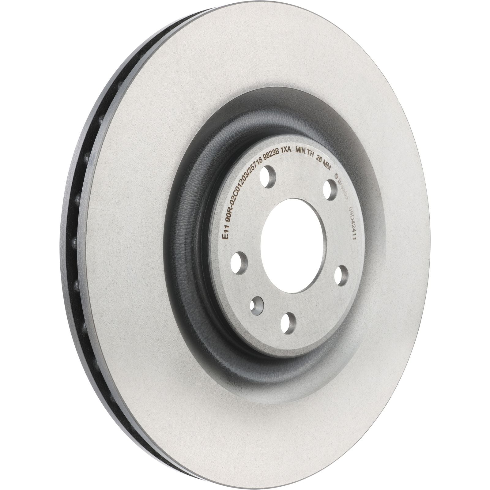 PRIME UV Coated Rear Disc Brake Rotor - 09.D424.11_01