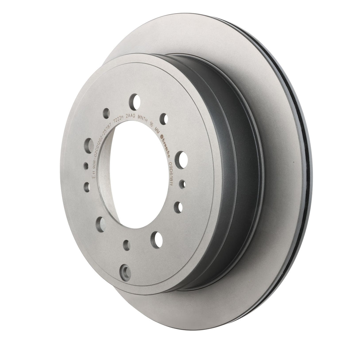 PRIME UV Coated Rear Disc Brake Rotor - 09.D618.11_09