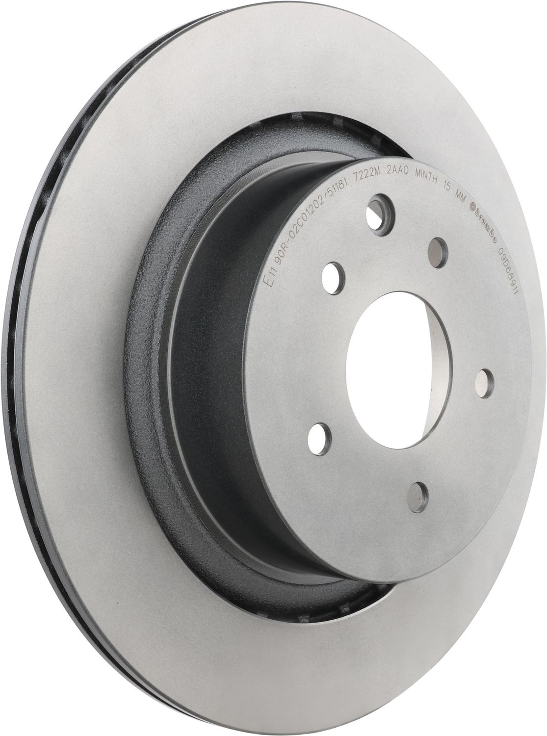 PRIME UV Coated Rear Disc Brake Rotor - 09.D689.11_01
