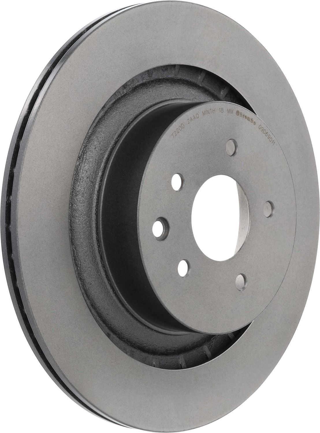 PRIME UV Coated Rear Disc Brake Rotor - 09.D690.11_01