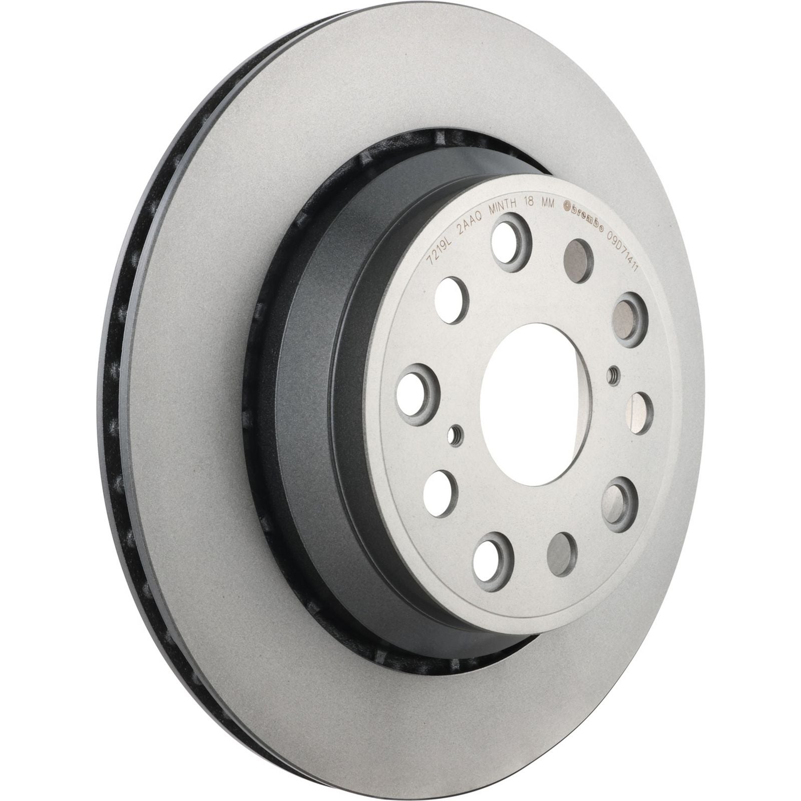 PRIME UV Coated Rear Disc Brake Rotor - 09.D714.11_01