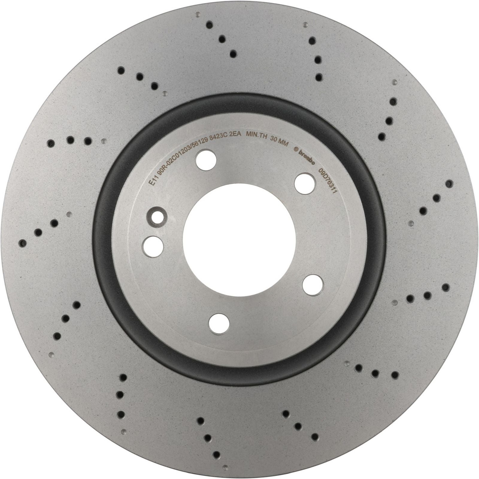 PRIME UV Coated Rear Disc Brake Rotor - 09.D763.11_03