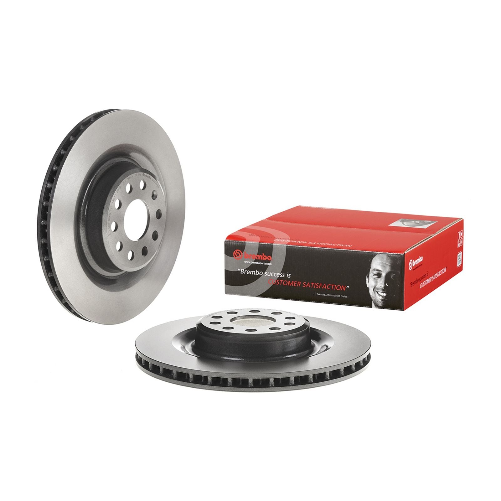 PRIME UV Coated Rear Disc Brake Rotor - 09.D773.11_01