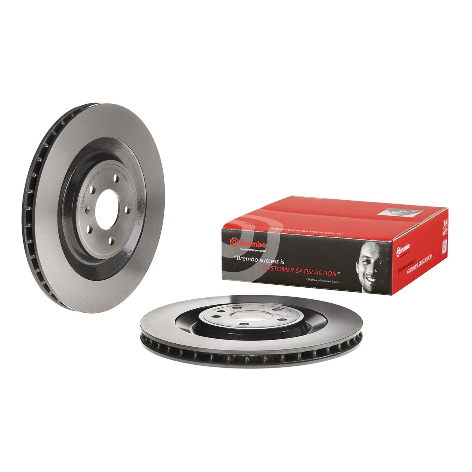 PRIME UV Coated Rear Disc Brake Rotor - 09.D940.11_01