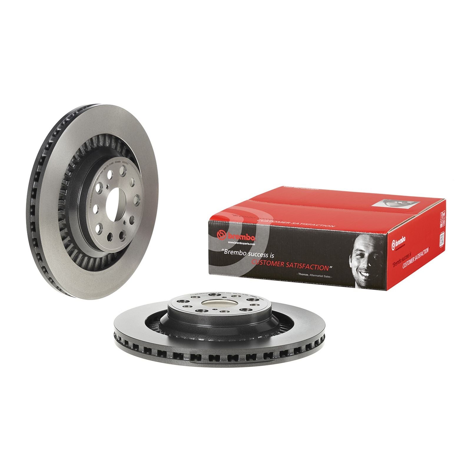PRIME UV Coated Rear Disc Brake Rotor - 09.D975.11_01