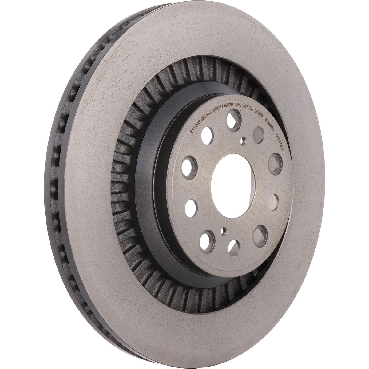 PRIME UV Coated Rear Disc Brake Rotor - 09.D975.11_03