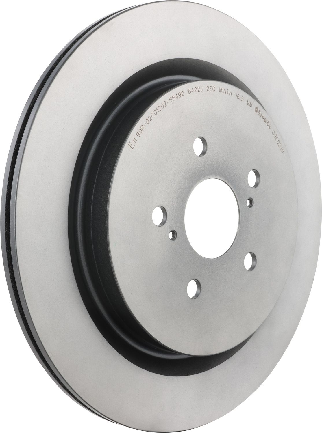 PRIME UV Coated Rear Disc Brake Rotor - 09.E031.11_01
