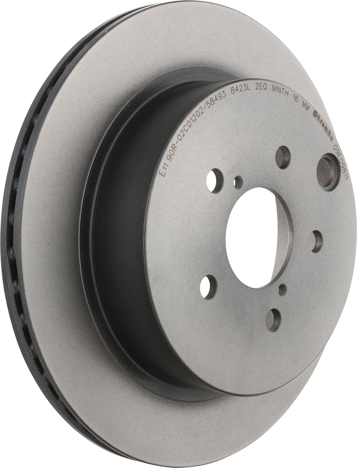 PRIME UV Coated Rear Disc Brake Rotor - 09.E098.11_01