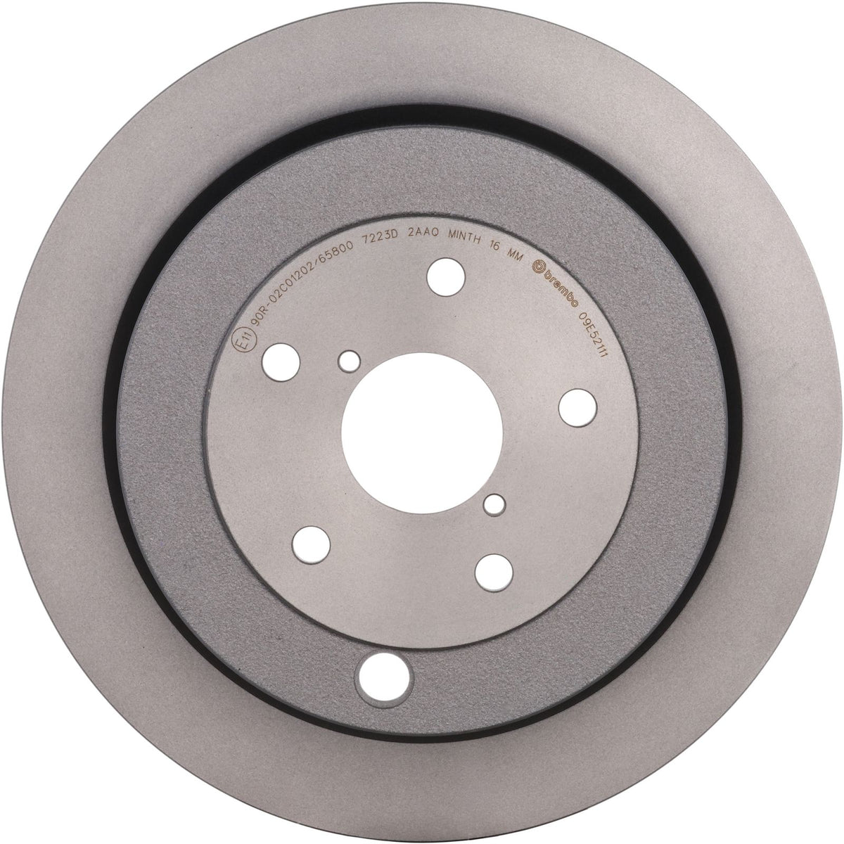PRIME UV Coated Rear Disc Brake Rotor - 09.E521.11_02
