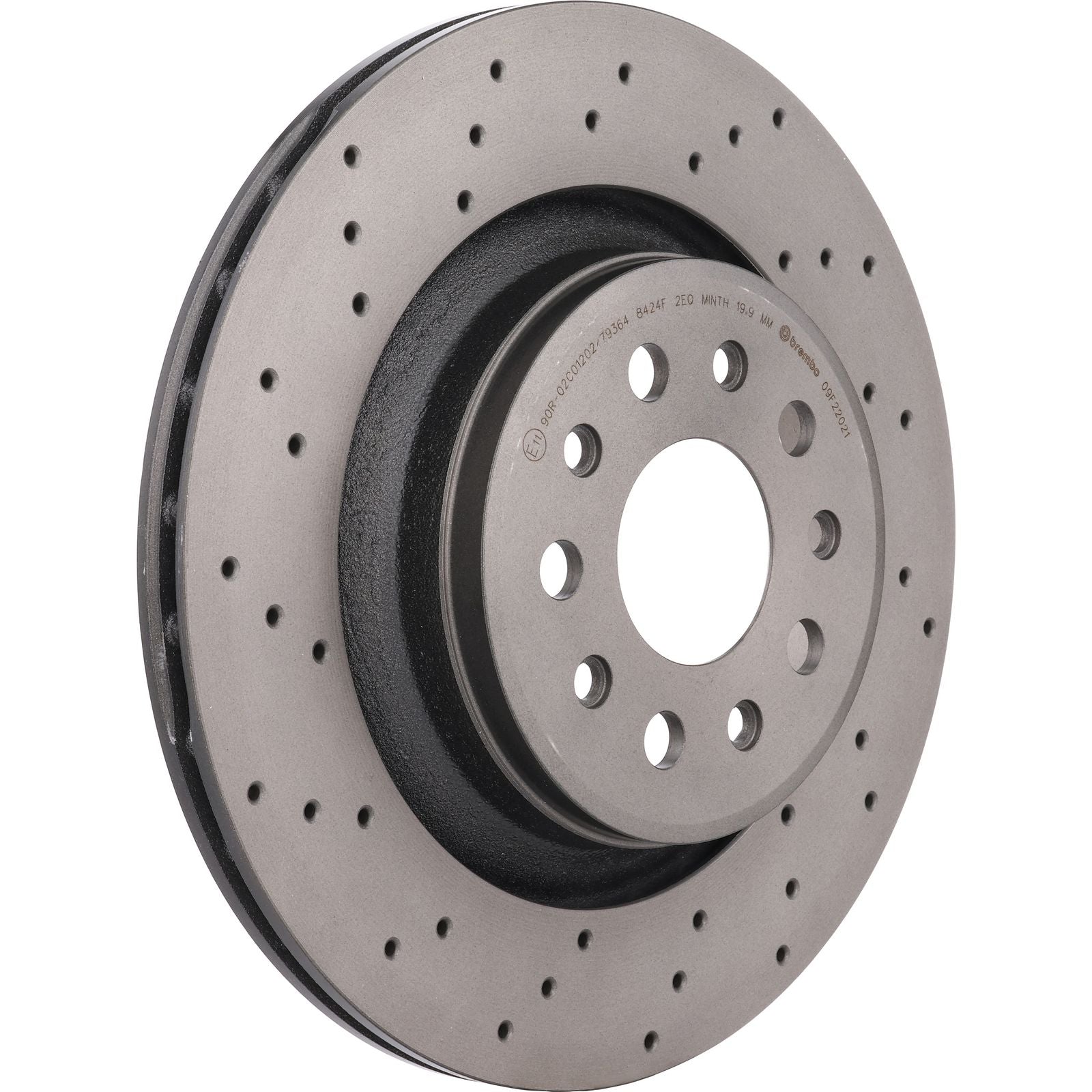 PRIME UV Coated Rear Disc Brake Rotor - 09.F220.21_01