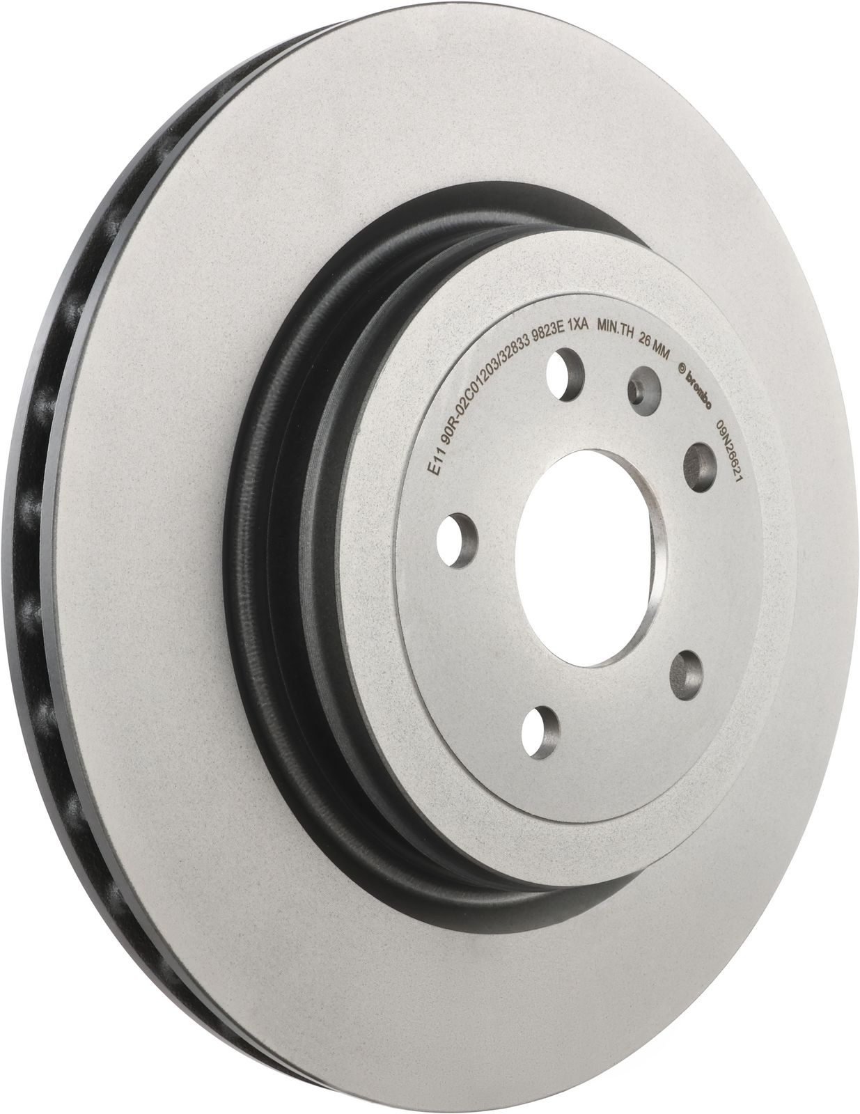 PRIME UV Coated Rear Disc Brake Rotor - 09.N266.21_01