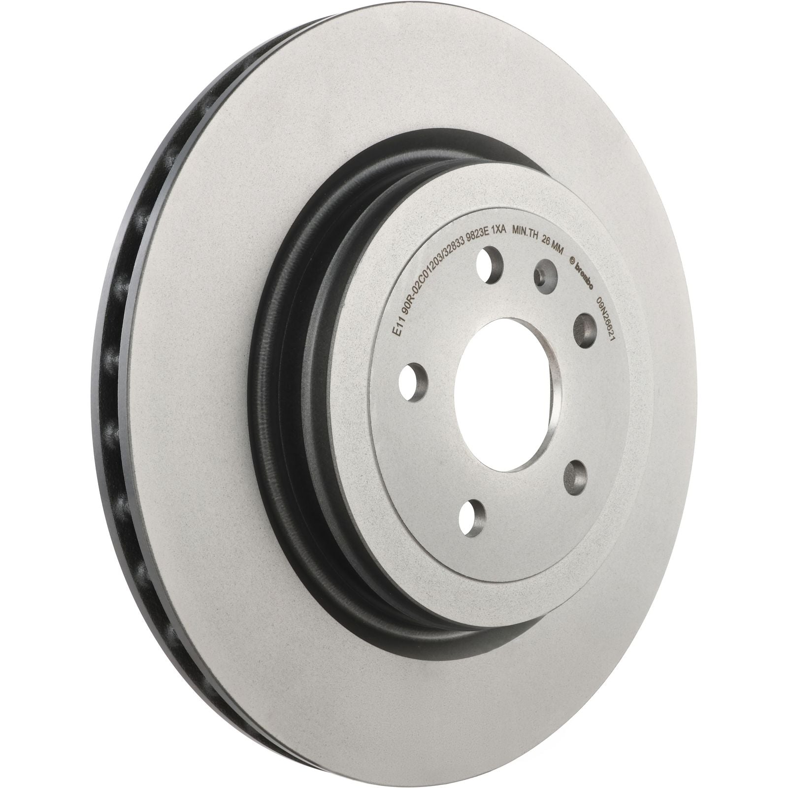 PRIME UV Coated Rear Disc Brake Rotor - 09.N266.21_01