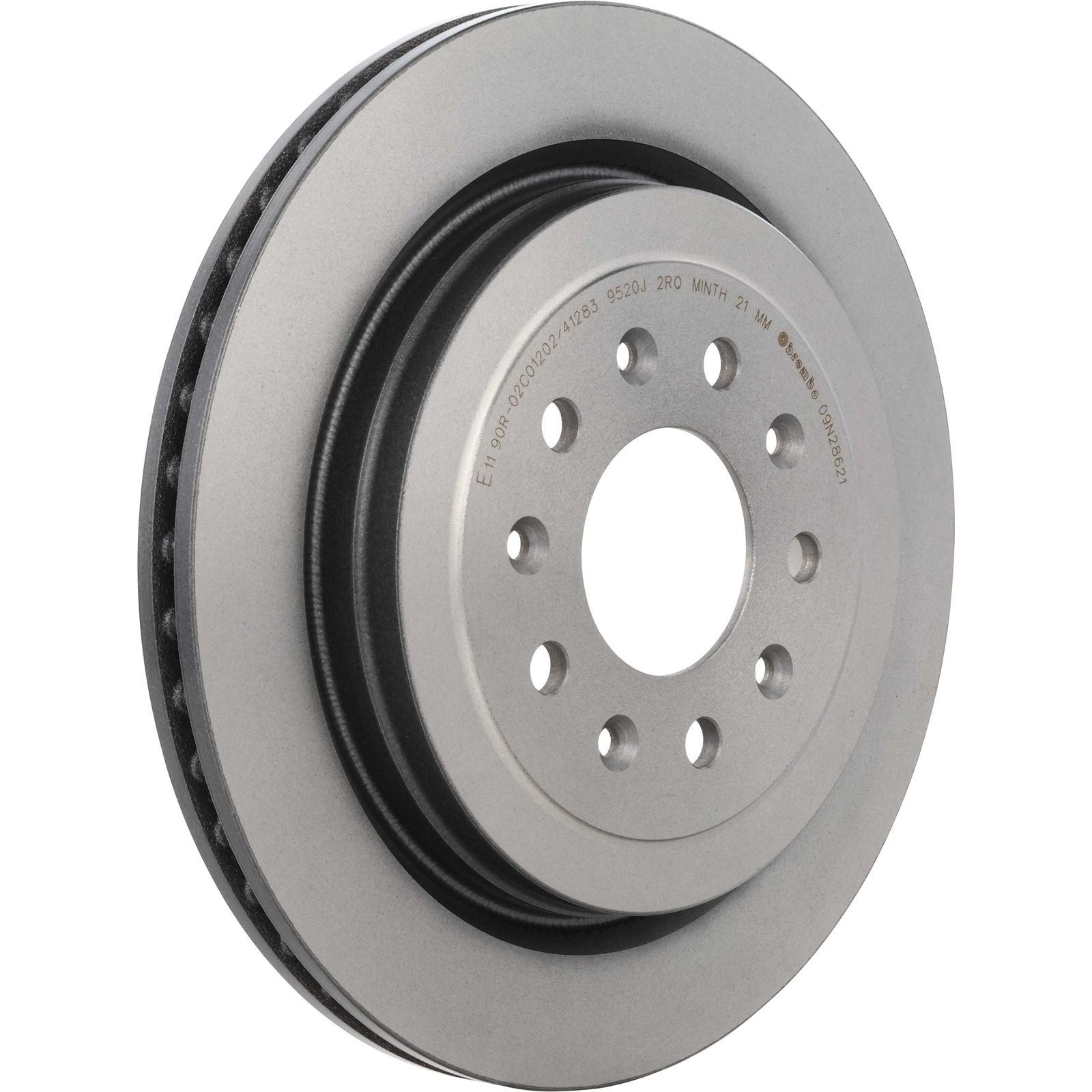 PRIME UV Coated Rear Disc Brake Rotor - 09.N286.21_01