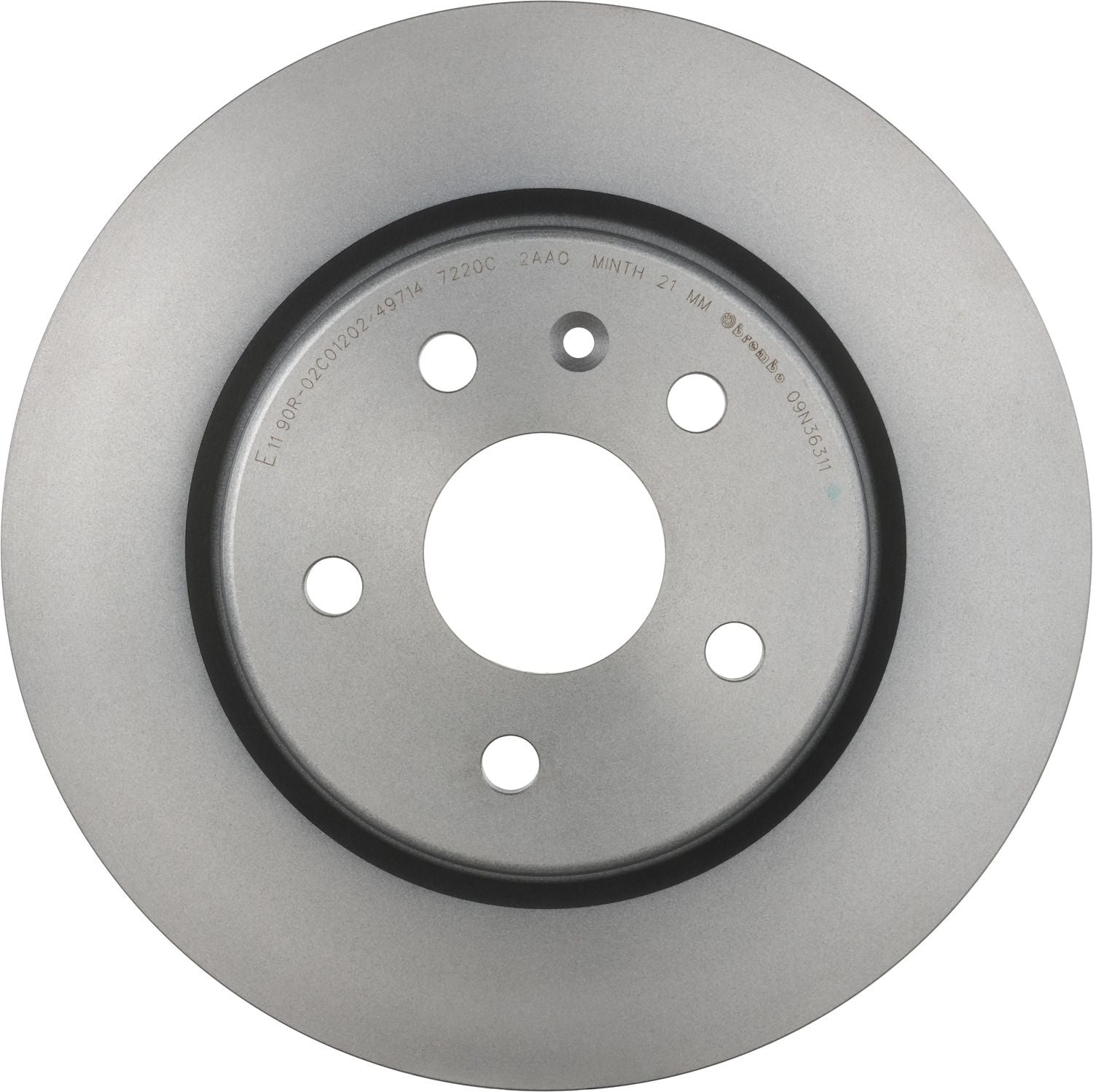 PRIME UV Coated Rear Disc Brake Rotor - 09.N363.11_03