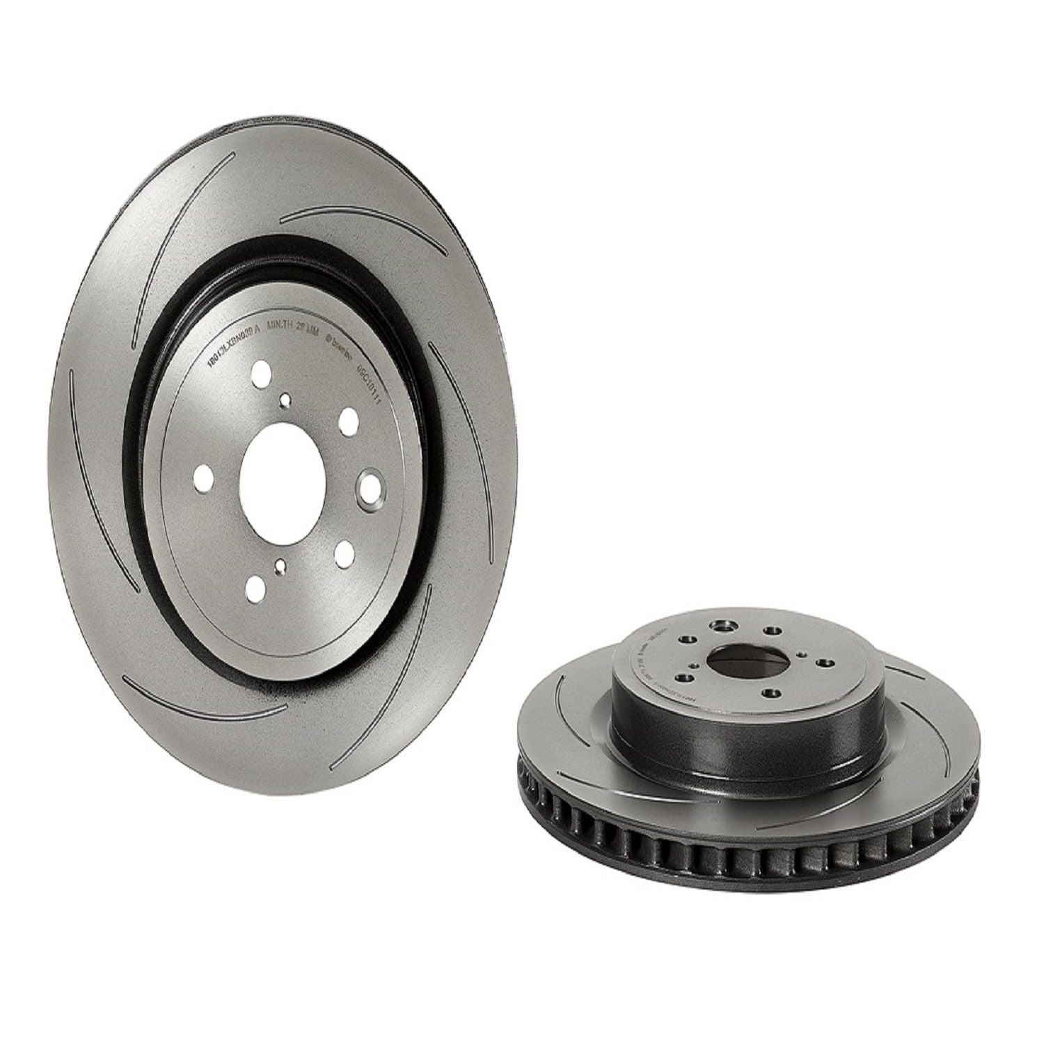 PRIME UV Coated Rear Left Disc Brake Rotor - 09.C181.11_01