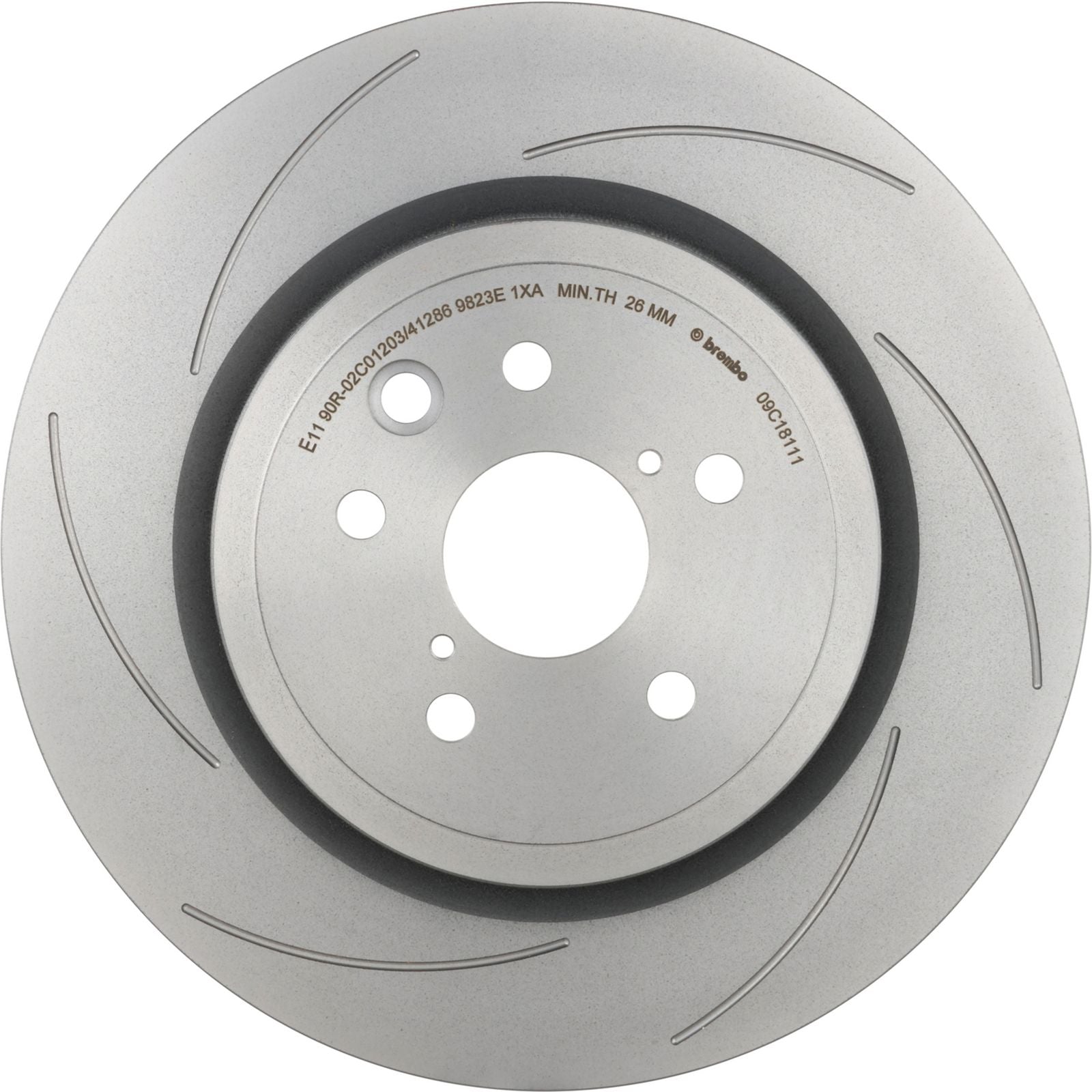 PRIME UV Coated Rear Left Disc Brake Rotor - 09.C181.11_03