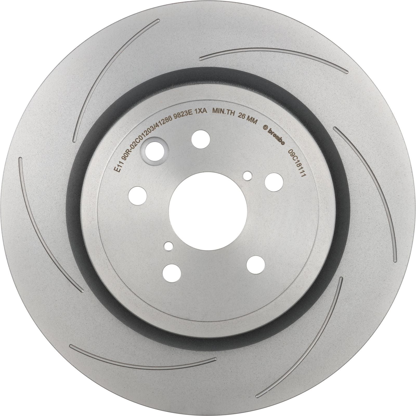 PRIME UV Coated Rear Left Disc Brake Rotor - 09.C181.11_04