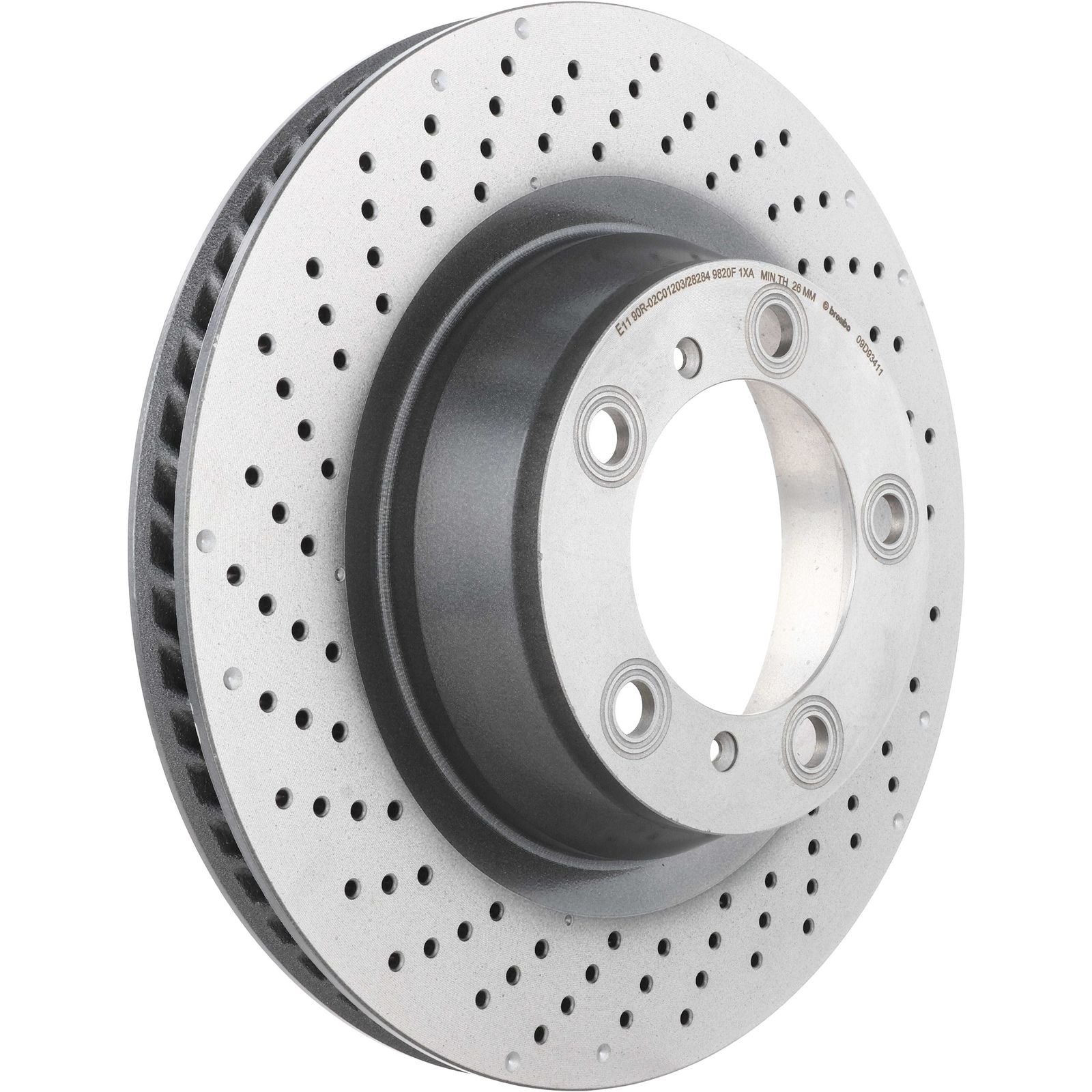PRIME UV Coated Rear Left Disc Brake Rotor - 09.D934.11_01