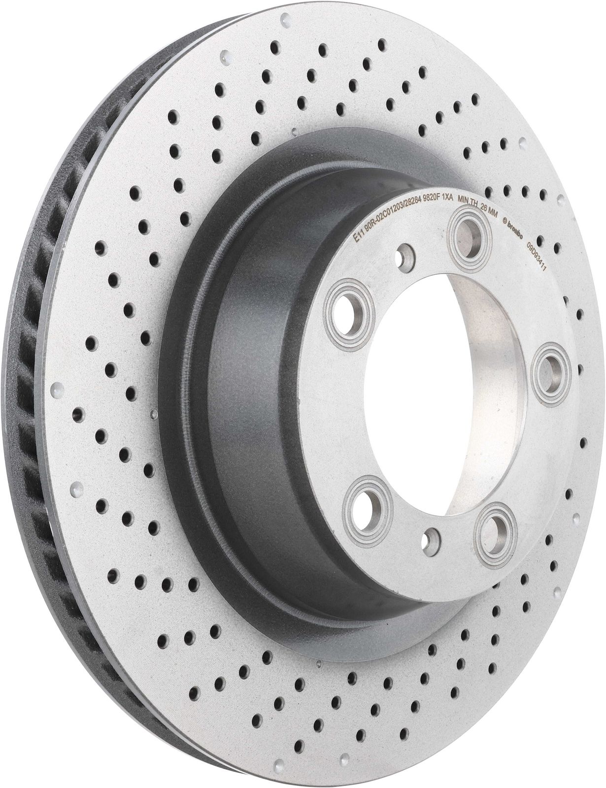 PRIME UV Coated Rear Left Disc Brake Rotor - 09.D934.11_01