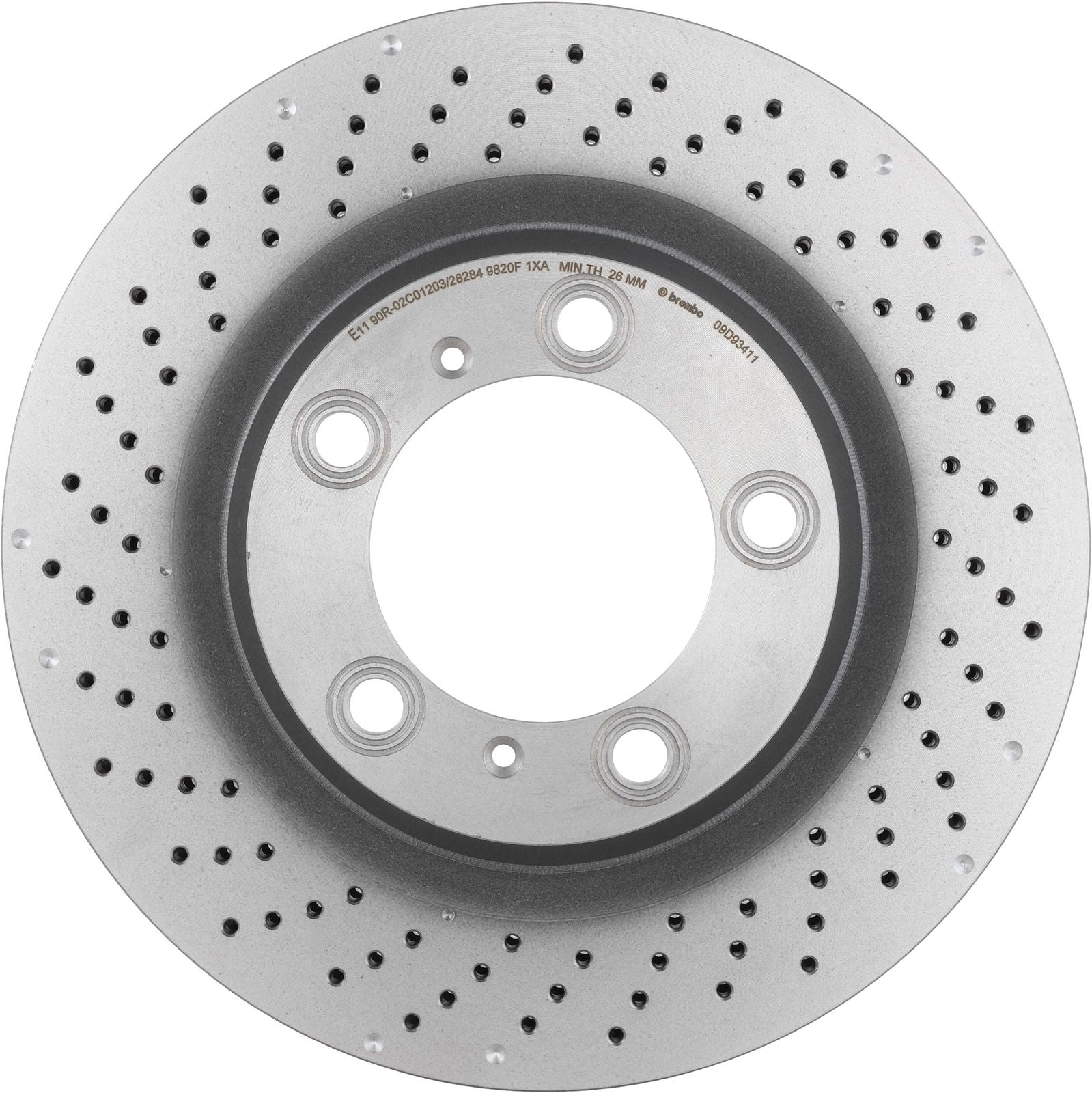 PRIME UV Coated Rear Left Disc Brake Rotor - 09.D934.11_03