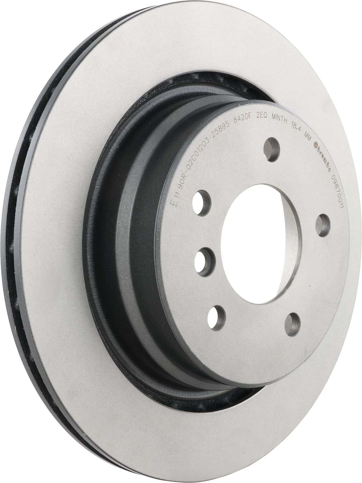 PRIME UV Coated Rear Right Disc Brake Rotor - 09.8700.11_01