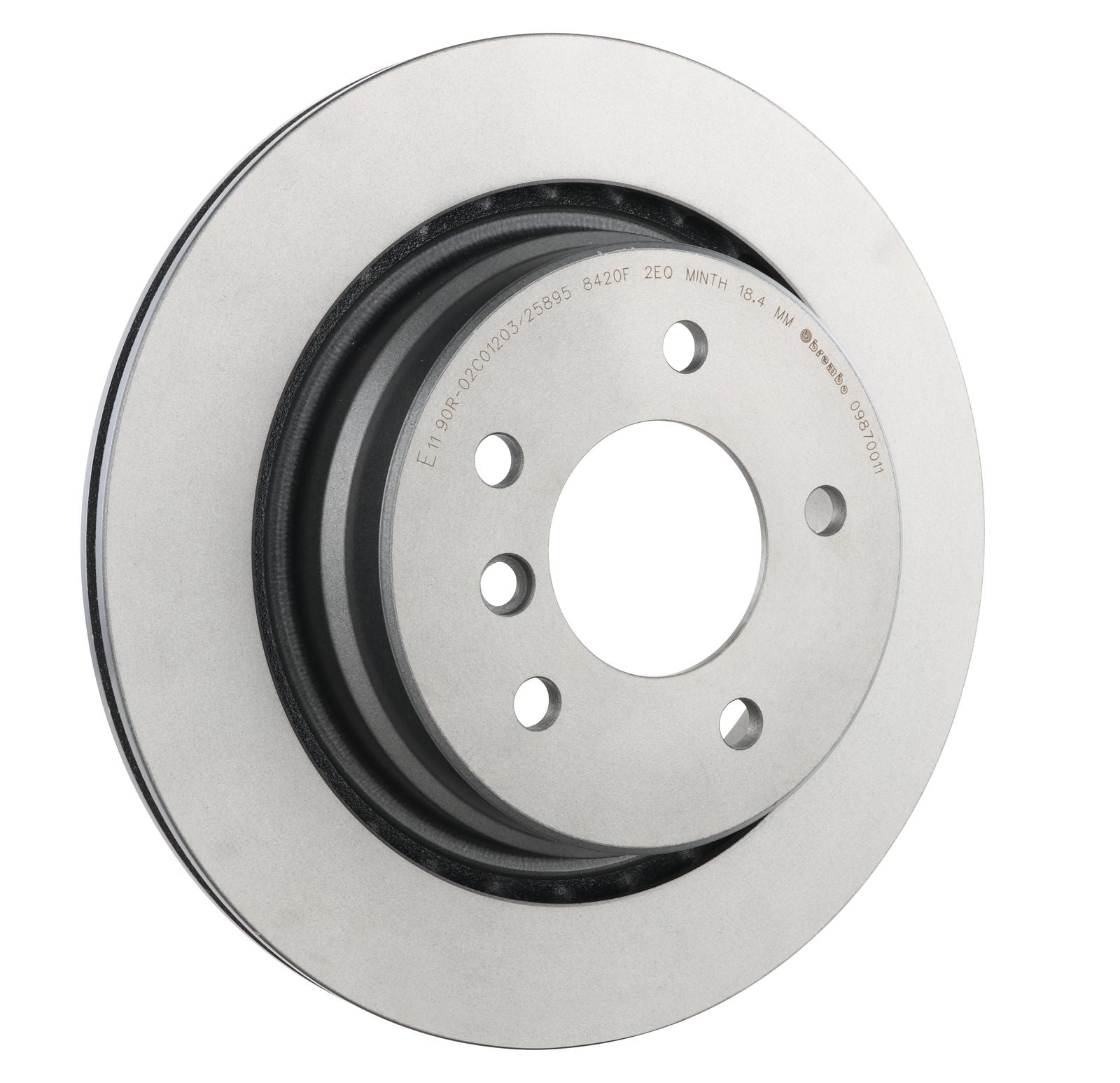 PRIME UV Coated Rear Right Disc Brake Rotor - 09.8700.11_29