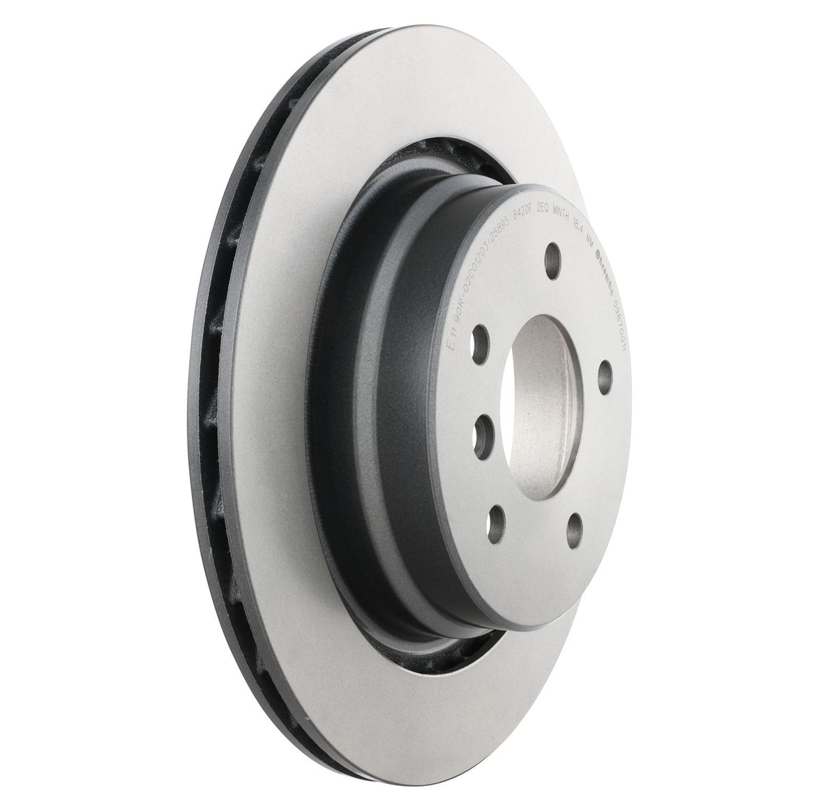 PRIME UV Coated Rear Right Disc Brake Rotor - 09.8700.11_27