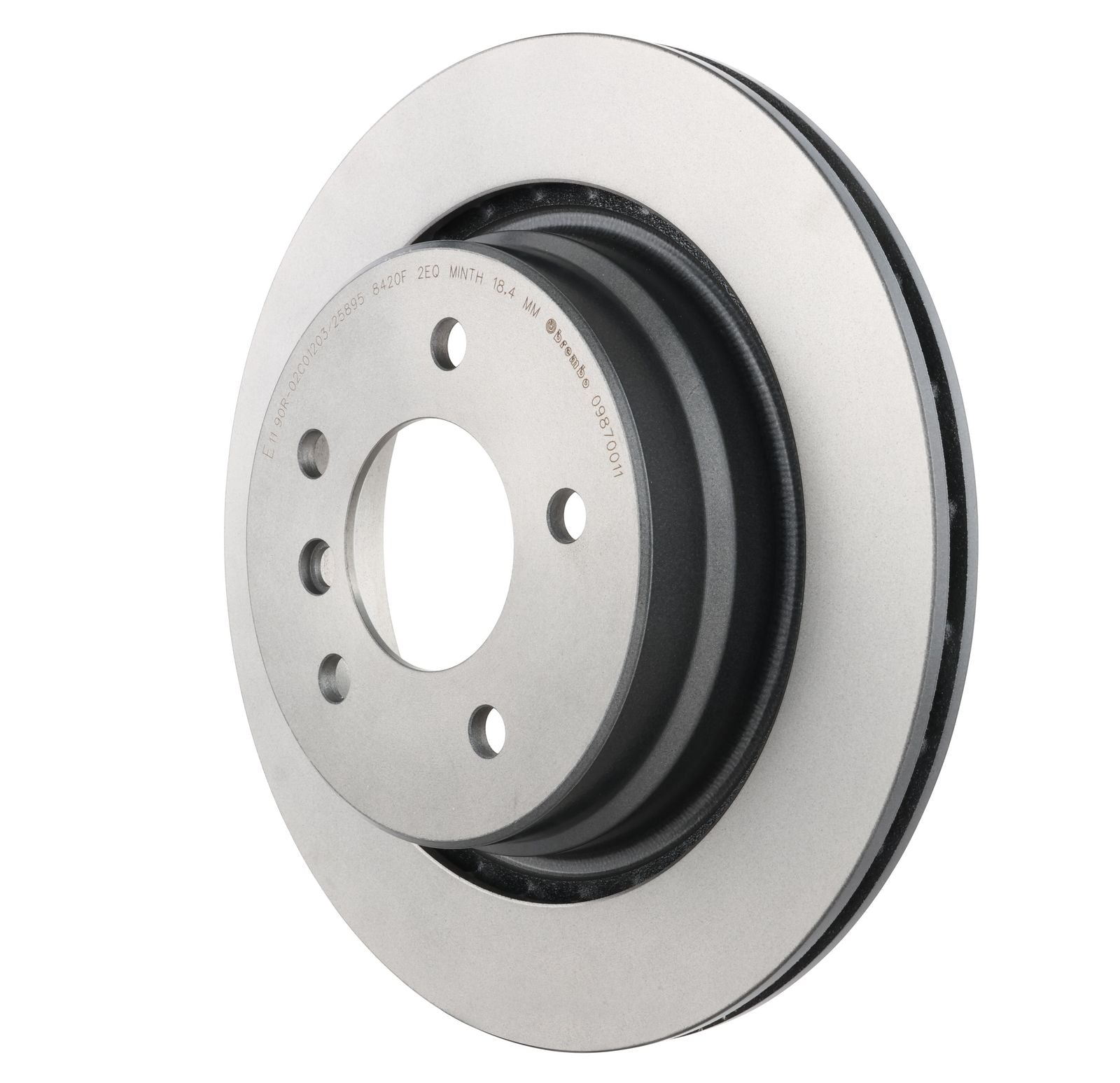 PRIME UV Coated Rear Right Disc Brake Rotor - 09.8700.11_10