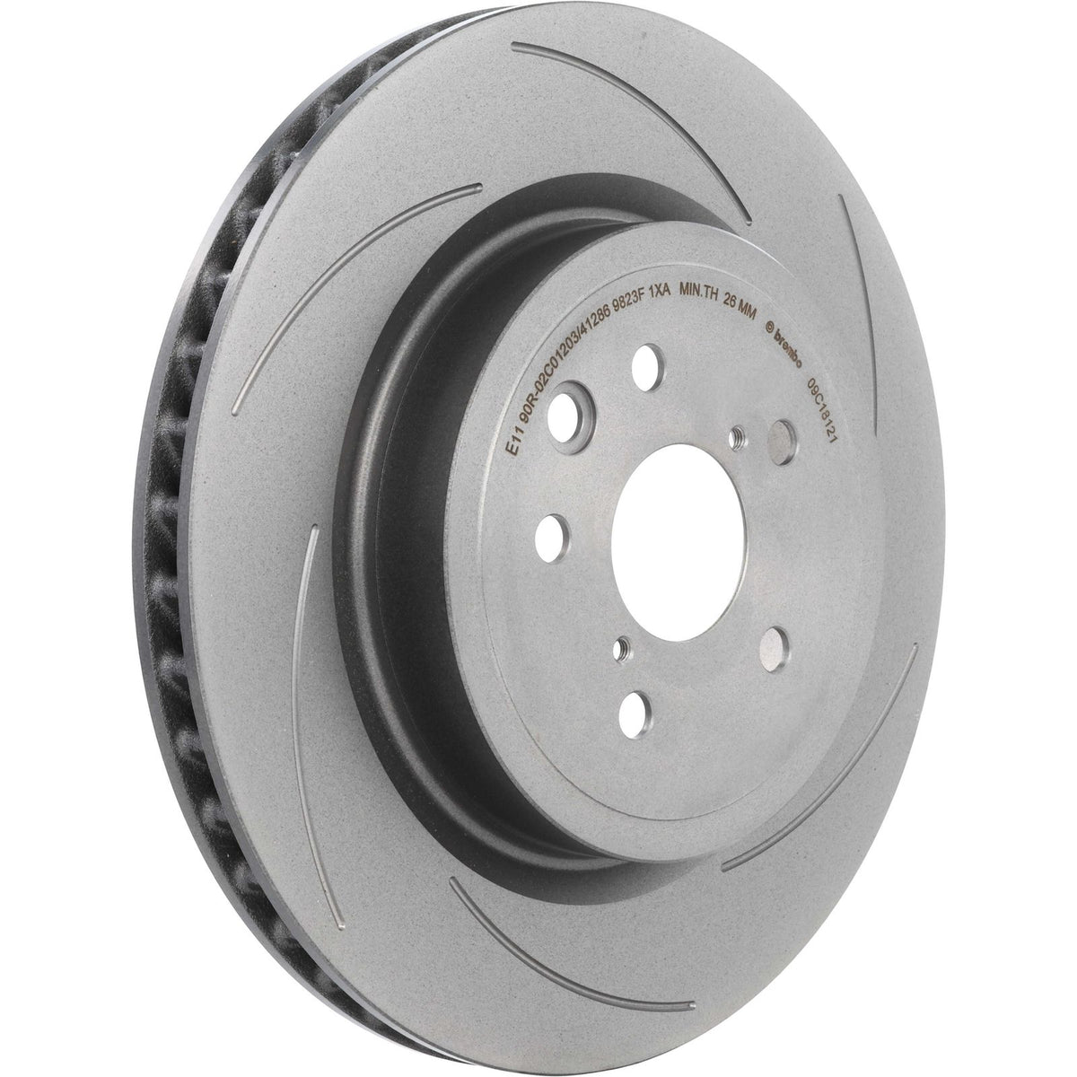 PRIME UV Coated Rear Right Disc Brake Rotor - 09.C181.21_01