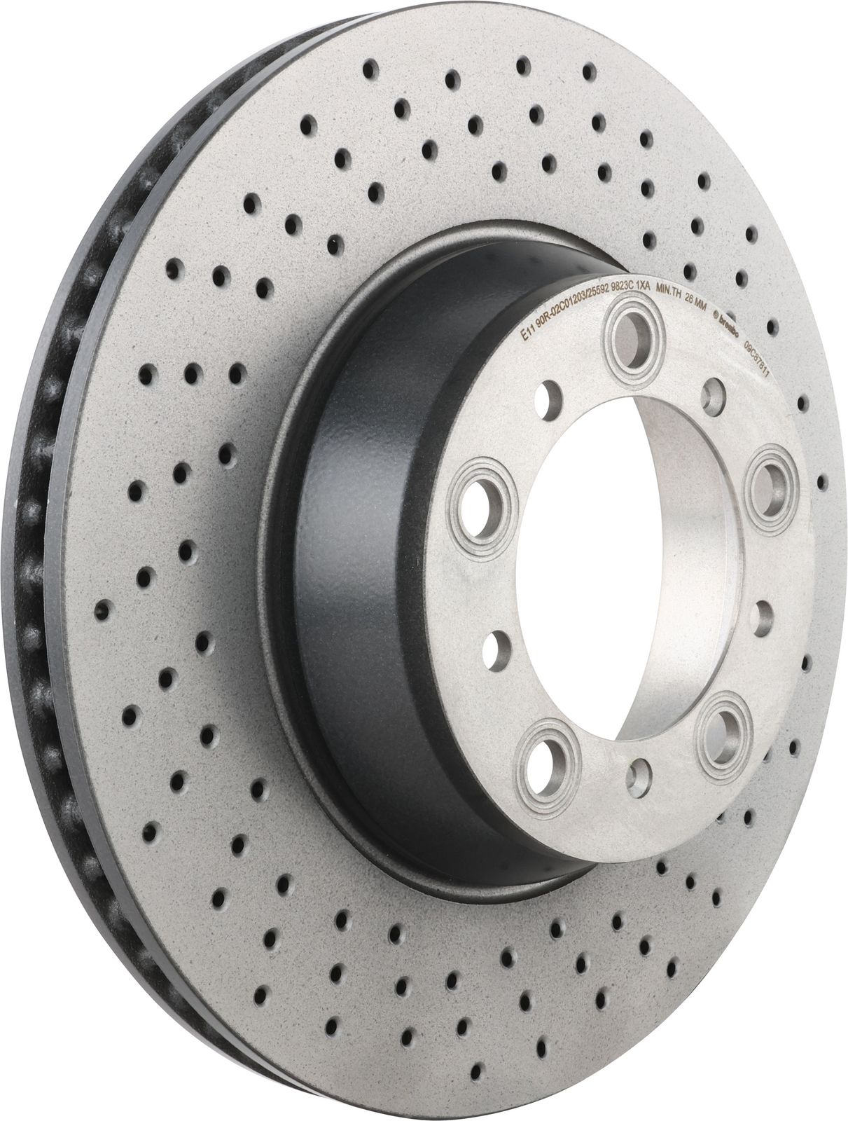 PRIME UV Coated Rear Right Disc Brake Rotor - 09.C878.11_01
