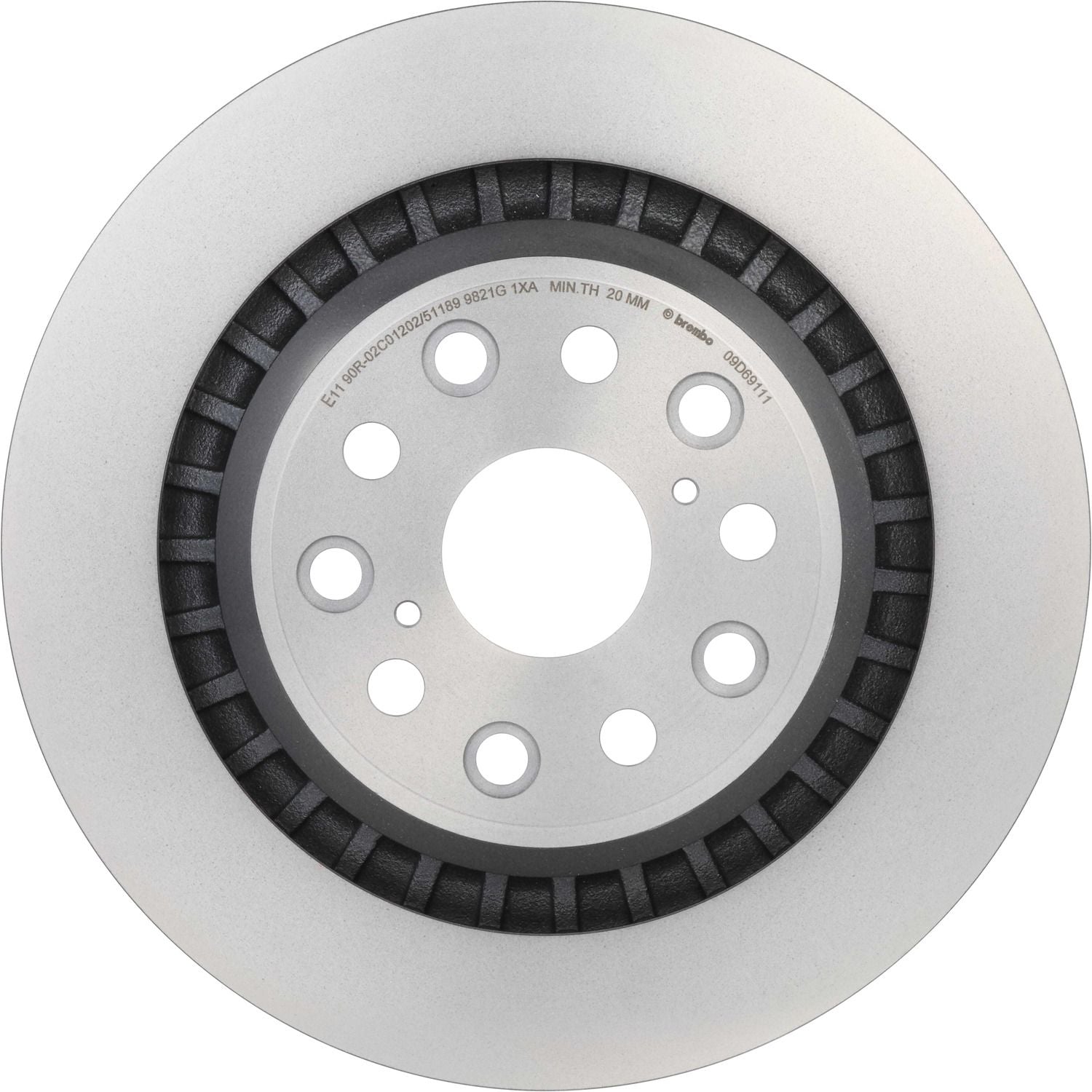 PRIME UV Coated Rear Right Disc Brake Rotor - 09.D691.11_03