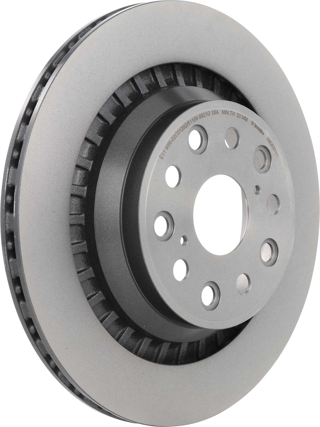 PRIME UV Coated Rear Right Disc Brake Rotor - 09.D691.11_01