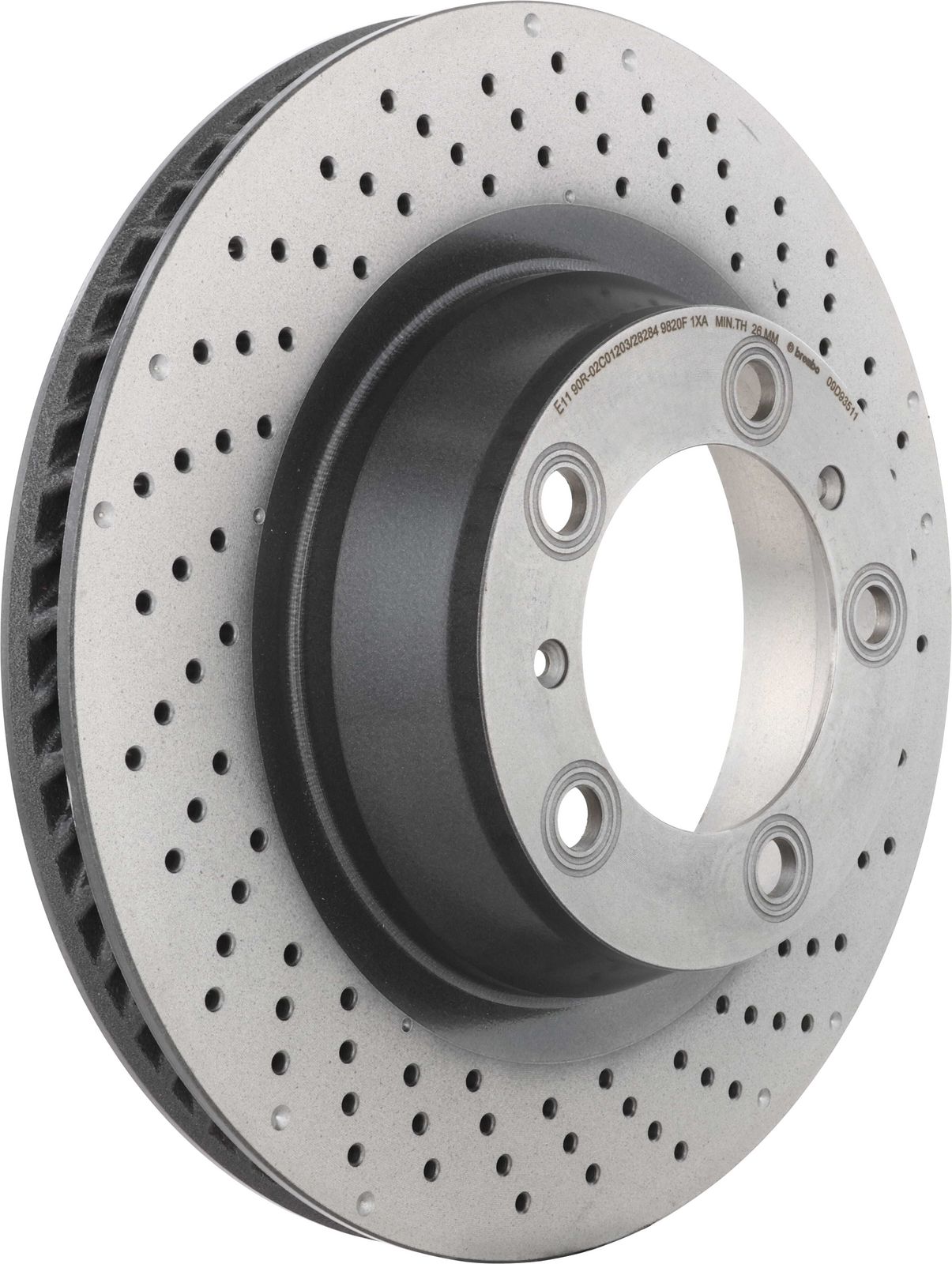 PRIME UV Coated Rear Right Disc Brake Rotor - 09.D935.11_01